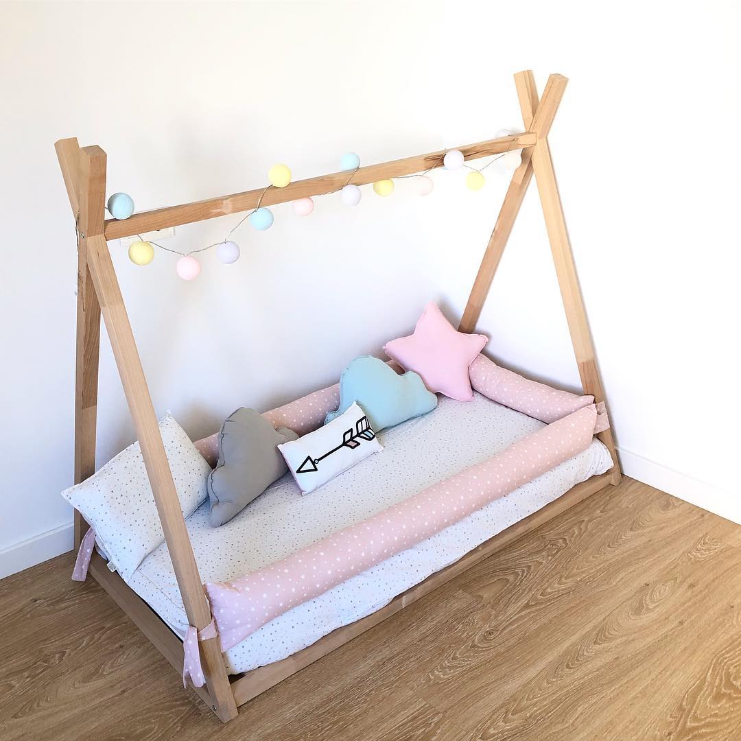 Cómo hacer una cama Montessori para niños 
